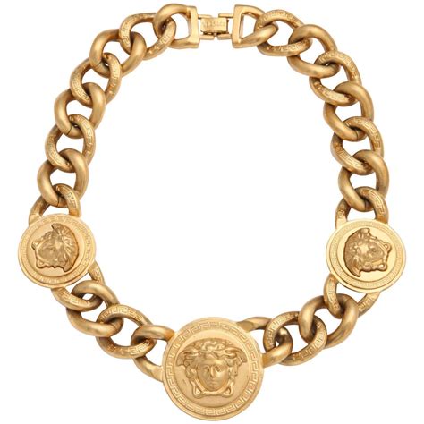 vintage versace gold chain|Versace gold chain men.